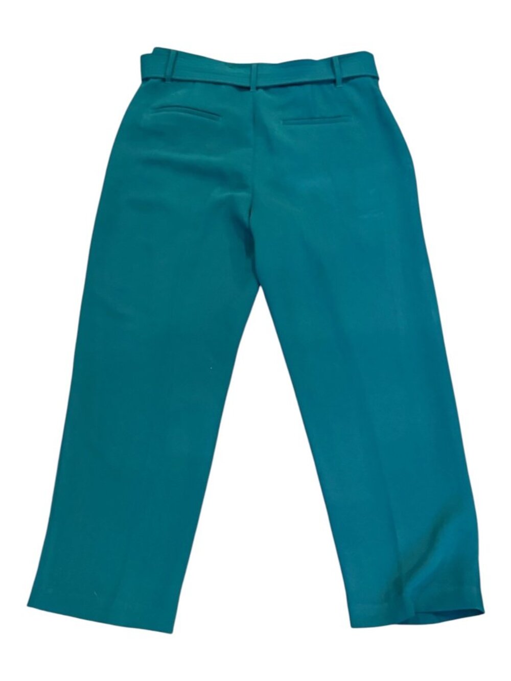 WIlfred Emerald Green Tie-Waist Cropped Trousers Size 12 - Picture 2 of 5